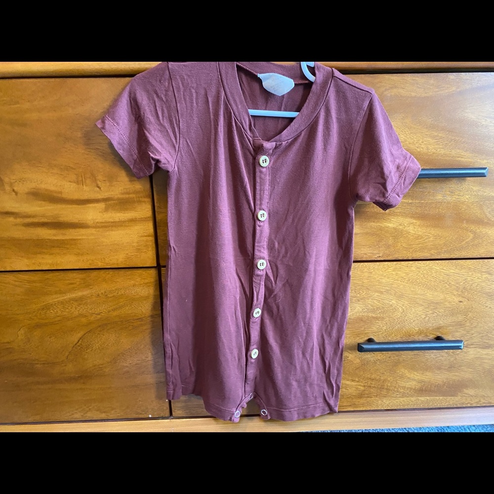 Kate Quinn shorts romper maroon